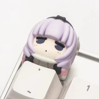 Anime Keycaps Cute Resin Keycap Cherry Profile Custom Artisan Keycaps for Mechanical Keyboard Key Caps Switch Opener Gamer Gifts