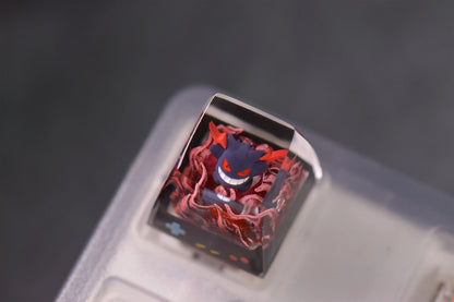 Keycaps Gengar Mewtwo Cross Shaft Pikachu Journeys Keycap New Stereo Cute Illustration Mechanical Keyboard Resin Keycap