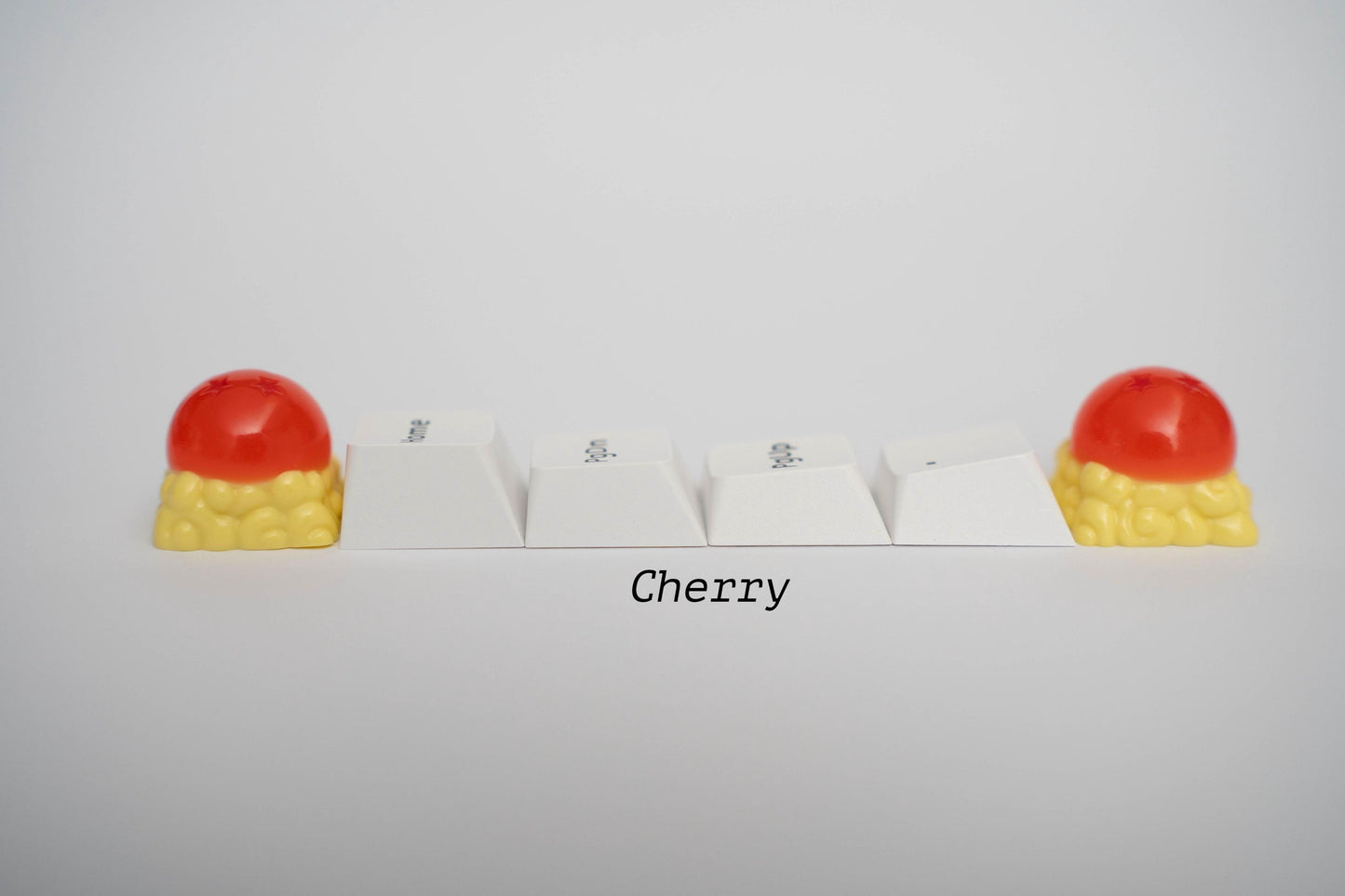 Dragon Ball on Nimbus Cloud Keycap: Handmade Resin Artisan Keycap