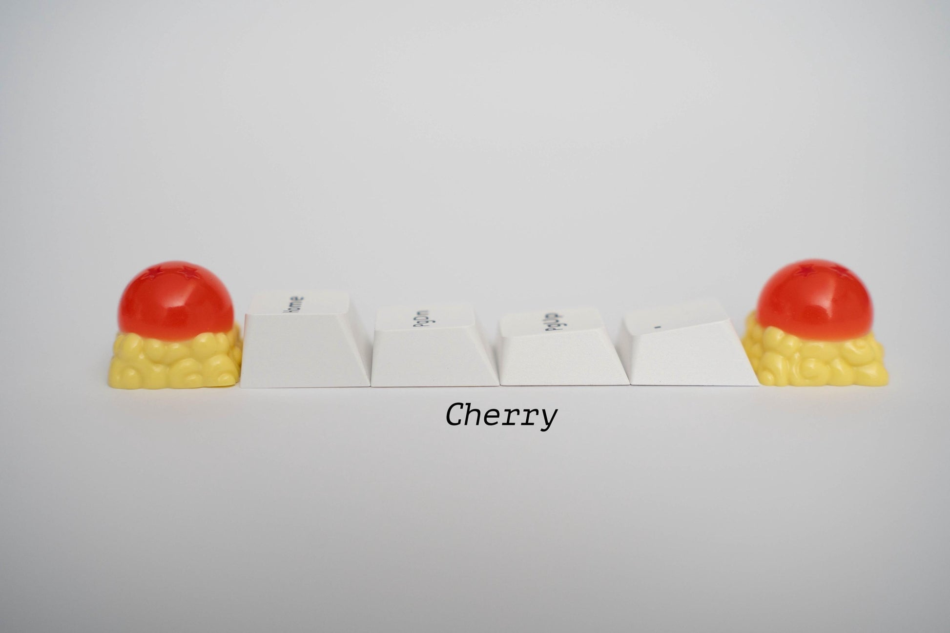 Dragon Ball on Nimbus Cloud Keycap: Handmade Resin Artisan Keycap