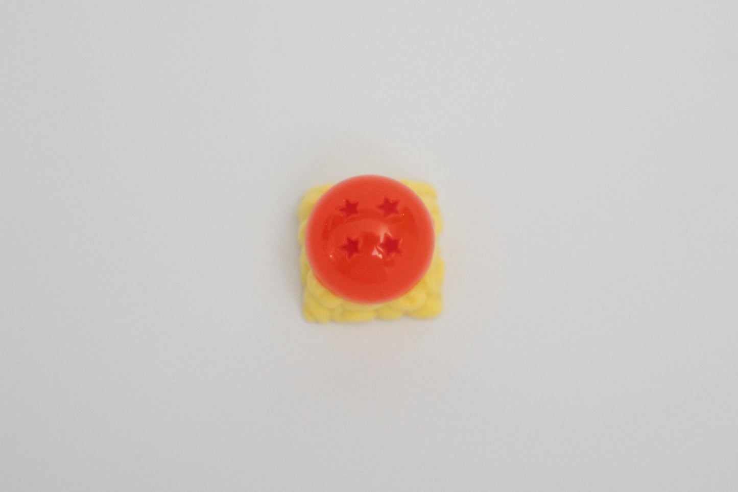 Dragon Ball on Nimbus Cloud Keycap: Handmade Resin Artisan Keycap