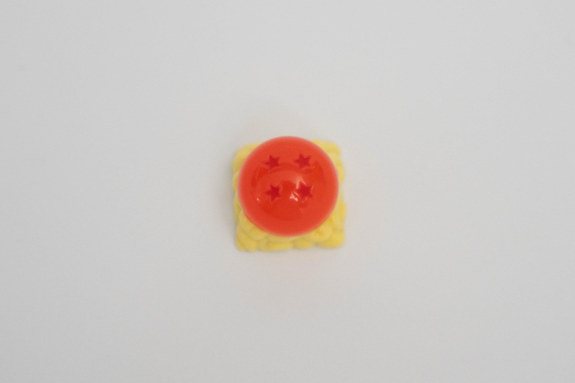 Dragon Ball on Nimbus Cloud Keycap: Handmade Resin Artisan Keycap